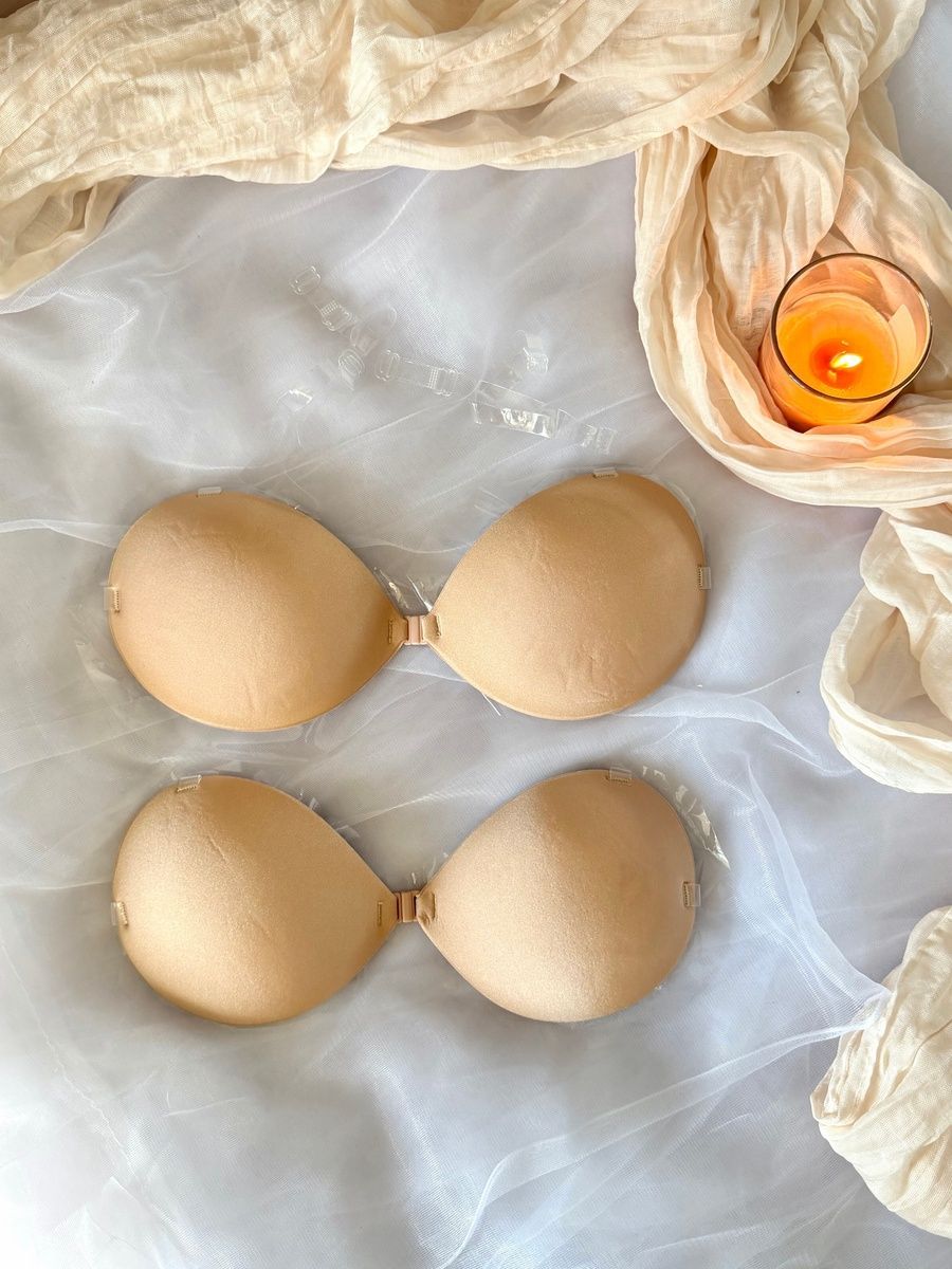 Fly bra з push up ефектом зі знімними бретелями , Бежевий, Чашка А Б030 фото