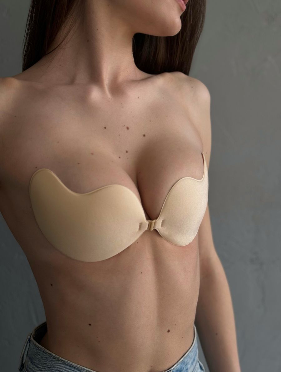 Класичний fly bra БЕЗ push up, Чорний, Чашка А Б021 фото